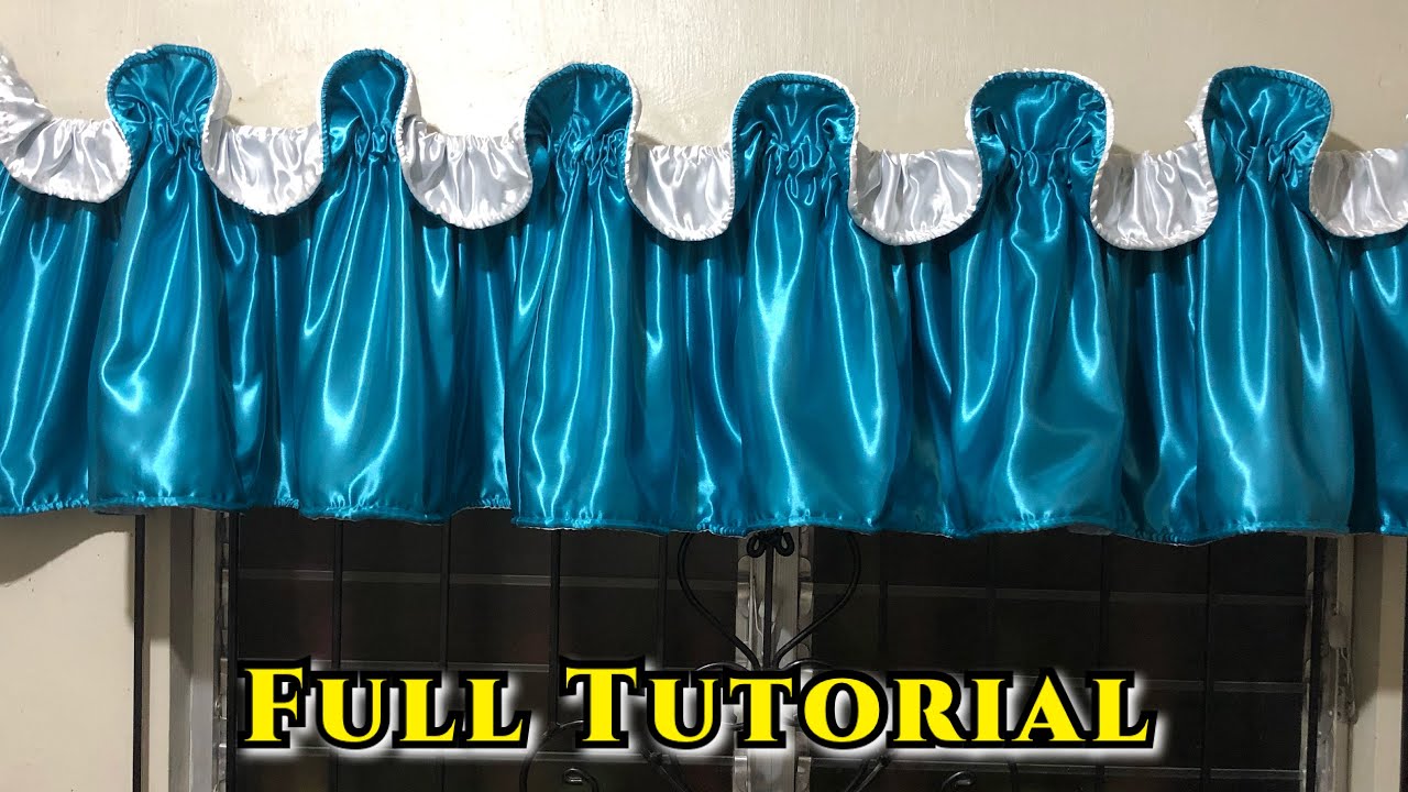 CURTAINS | Quick & Easy Valance Curtain for Beginners | How To Make A Simple Valance Curtain at Home