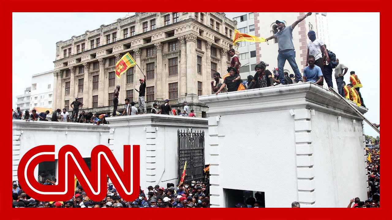 Protesters break into president&rsquo;s house in Sri Lanka