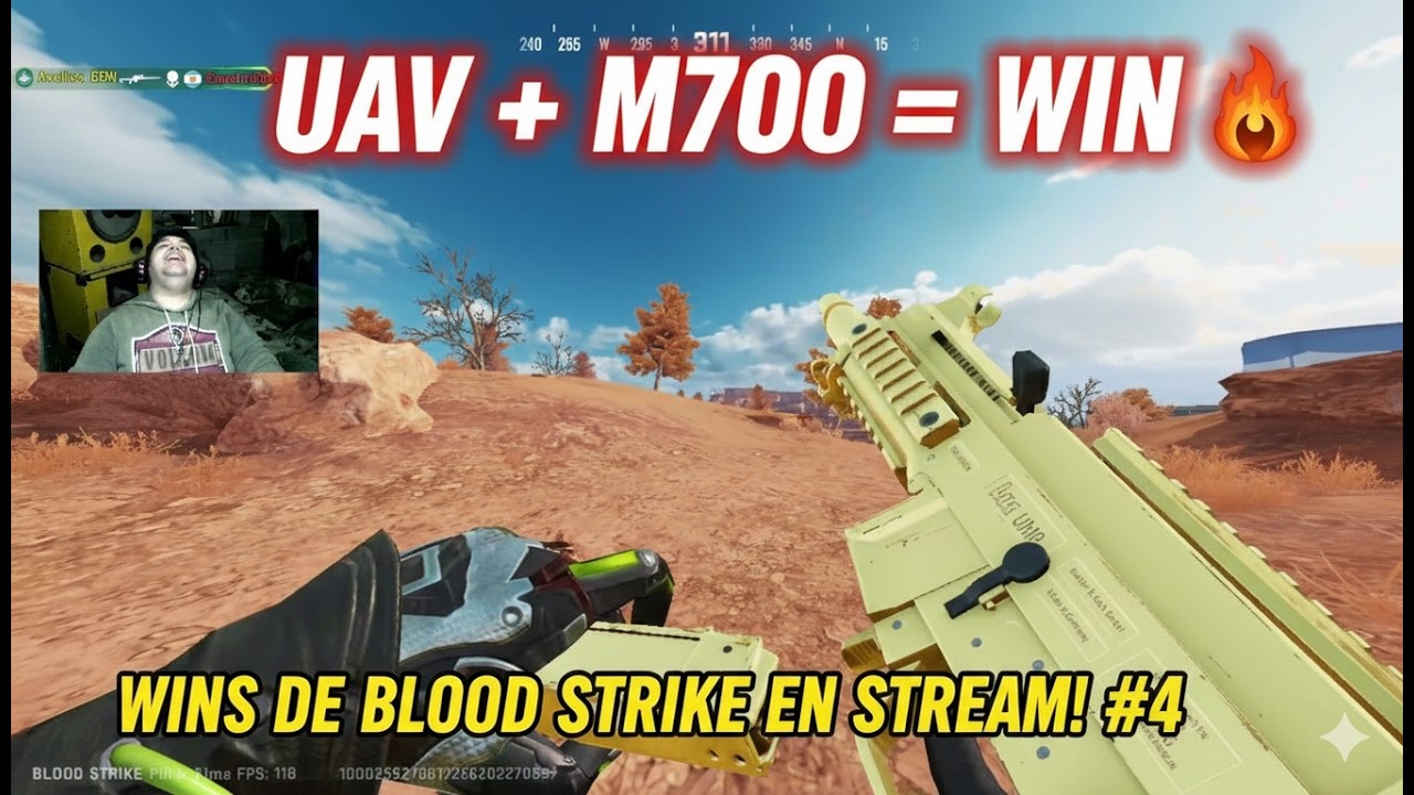 WINS EN STREAM (#4) | BLOOD STRIKE | UAV + M700 = WIN 🥵 | VALLE ABANDONADO