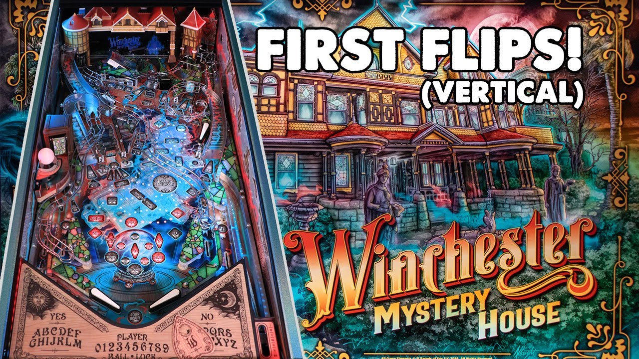 Winchester Mystery House Pinball - First Flips! (Vertical Full-Screen)