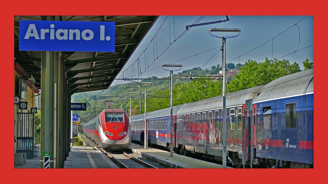 Ultimi anni di SEMPLICE BINARIO  prima della NAPOLI/BARI: treni ad Ariano Irpino e dintorni.