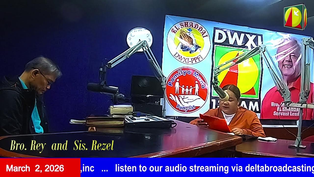 DWXI 1314 AM Live Streaming I Monday(March 2, 2026) #dailybreadmorningedition