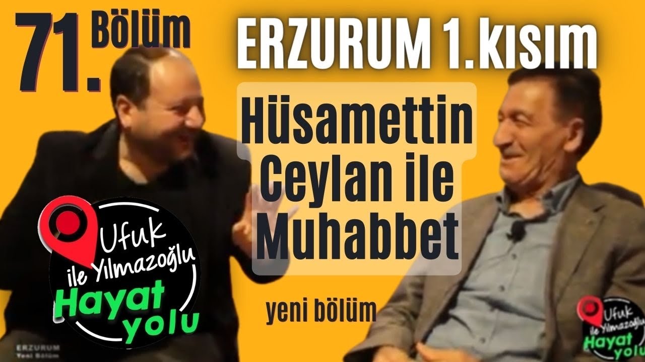 Ufuk Yılmazoğlu İle Hayat Yolu -71. Bölüm-Erzurum (1.Kısım) Hüsamettin Ceylan İle Muhabbet 2022