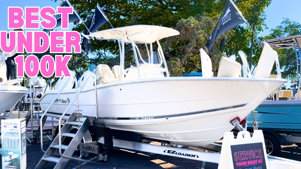 Самые ДОСТУПНЫЕ лодки на выставке Sarasota Boat Show 2024