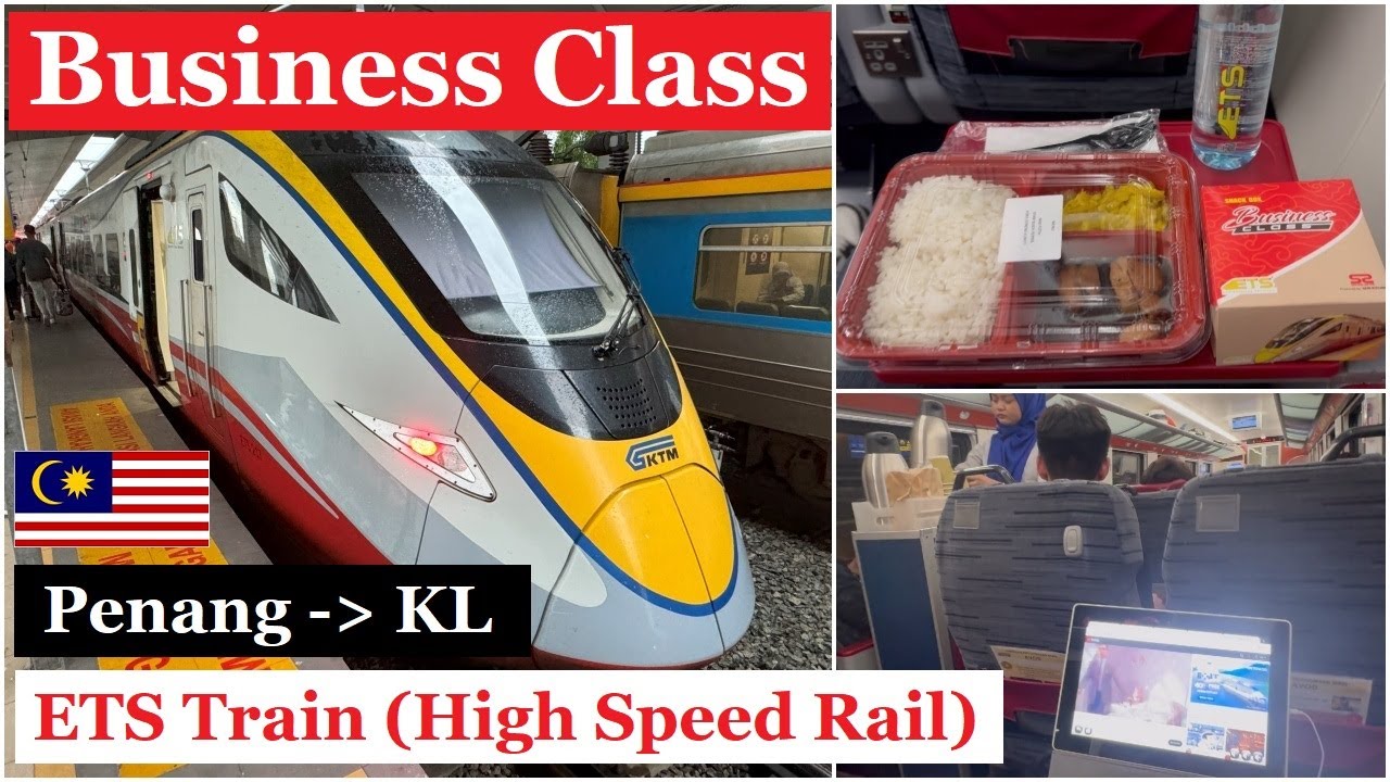 ETS Platinum Train, Business Class Review - Butterworth (Penang) to KL Sentral - Food, Seating #191