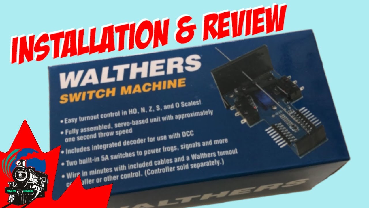 Walthers Switch Machines - Installation and Review