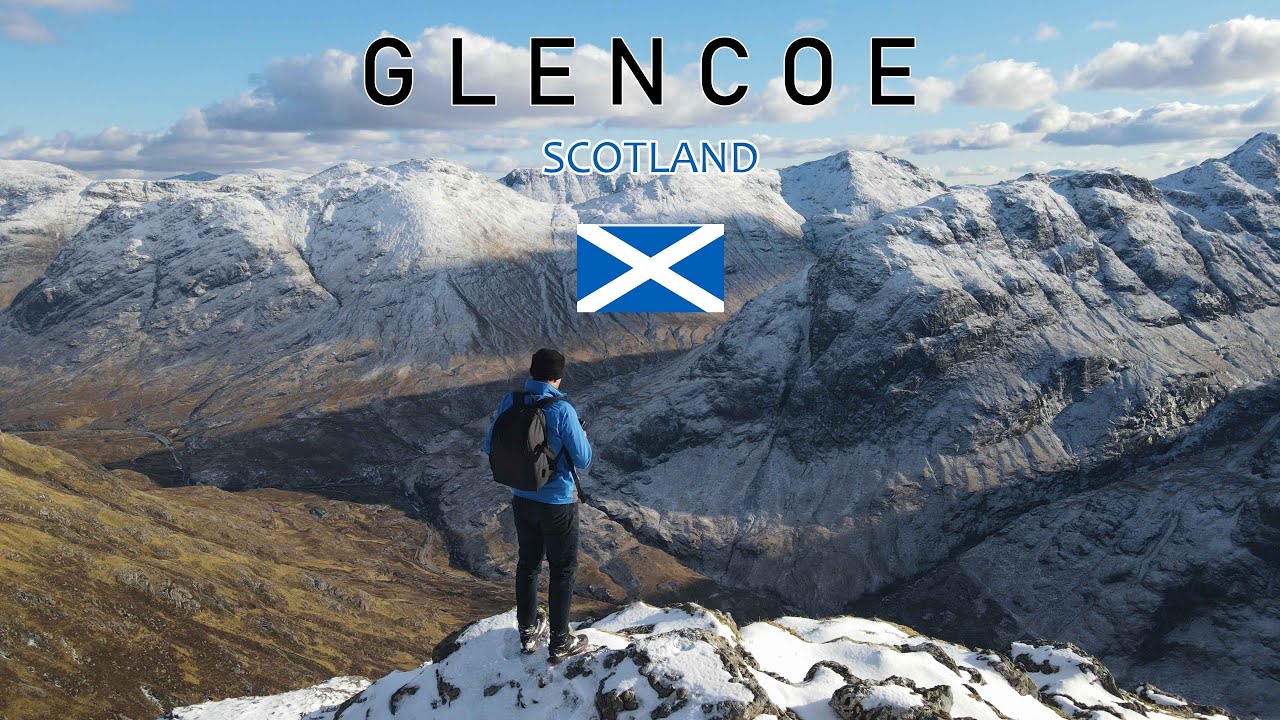 Best Hikes in Glencoe, Scotland , 4K   لەسەر یەکێک لە شاخەکانی گلینکۆ لە سکۆتلەندا