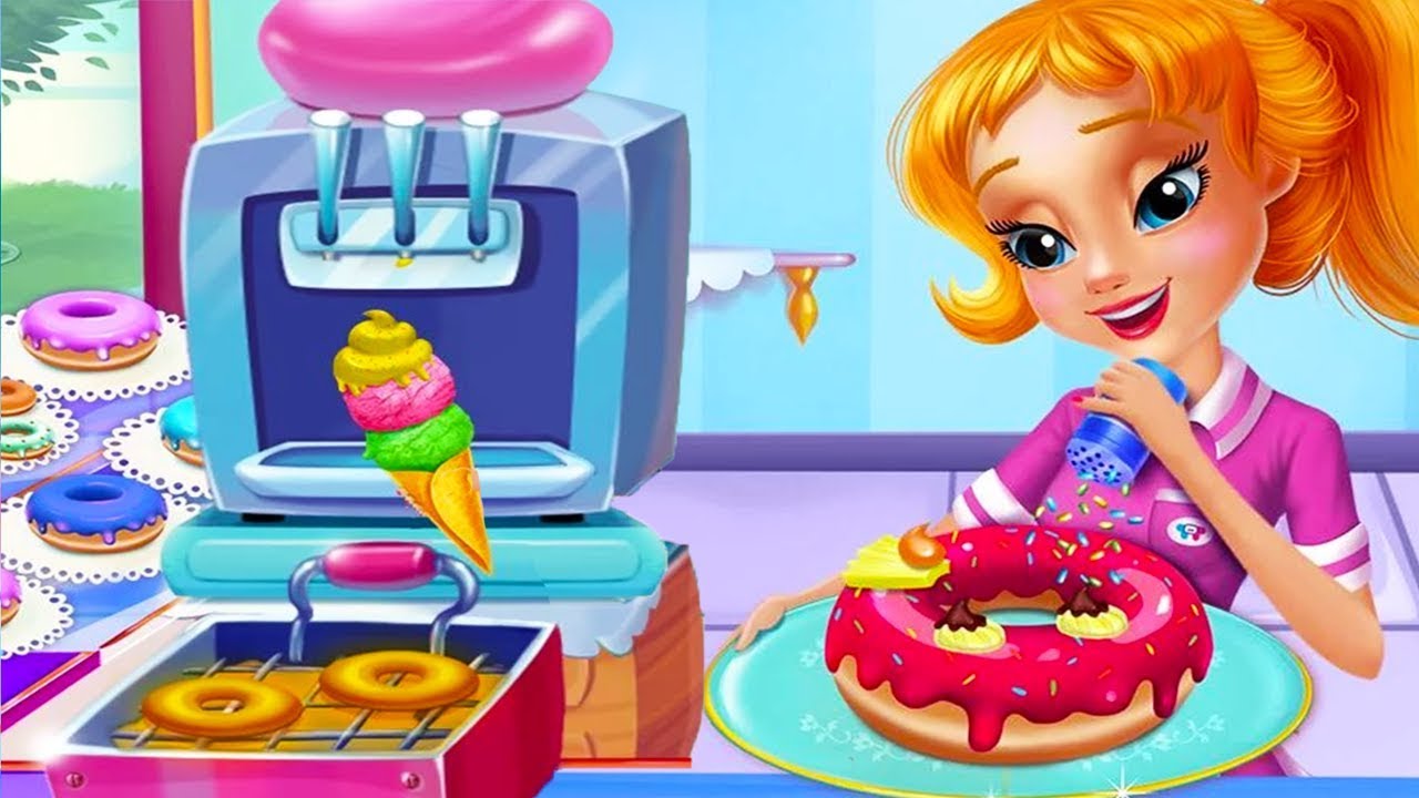 My Sweet Bakery Donut Shop - Kids Make & Serve Sweet Donuts Game - Fun Cooking Games For Girls