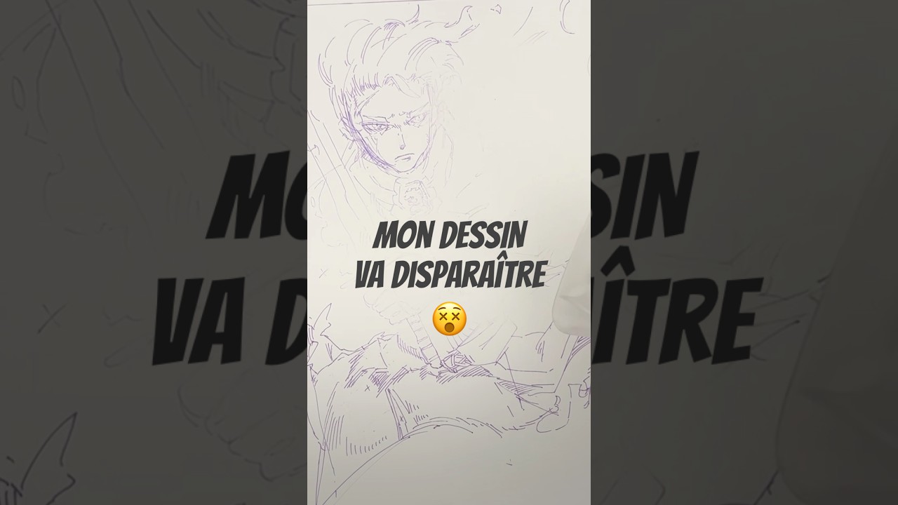 🤯Restaurer un dessin ?/ Comment dessiner #dessin #mangaka #manga