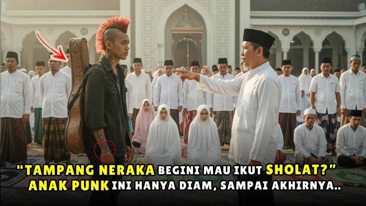 Dihina Saat Ingin Sholat Idul Fitri... Anak Punk ini Bikin Semua Orang Terdiam!