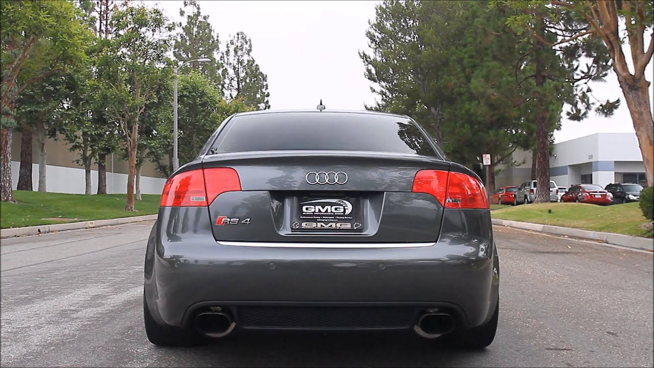 Audi RS4 with GMG Exhaust System