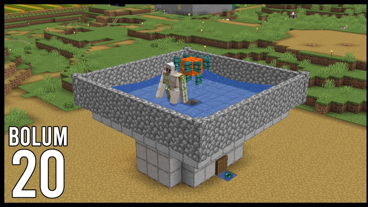 ÇOK KULLANIŞLI DEMİR SİSTEMİ! | Minecraft: Modsuz Survival | S10 Bölüm 20