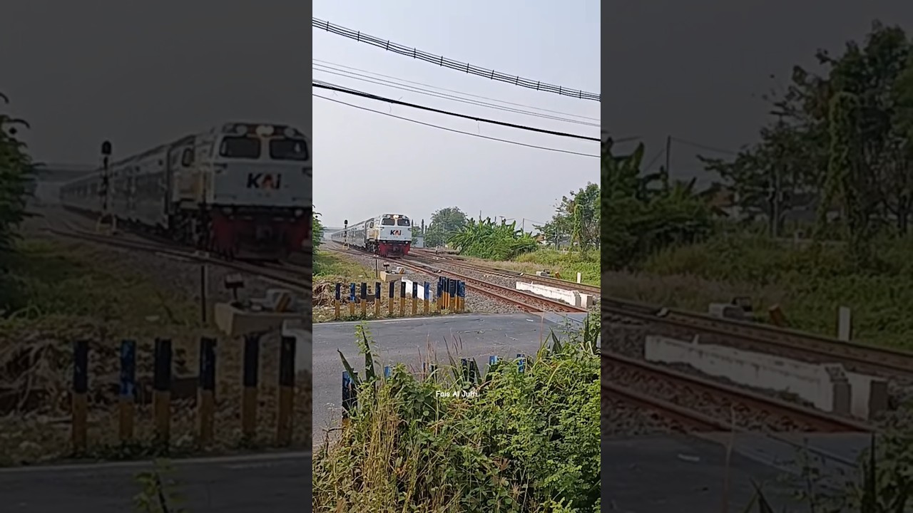 KA 1 Raja Utara Argo Bromo Anggrek melintas langsung di Sta. Cerme.