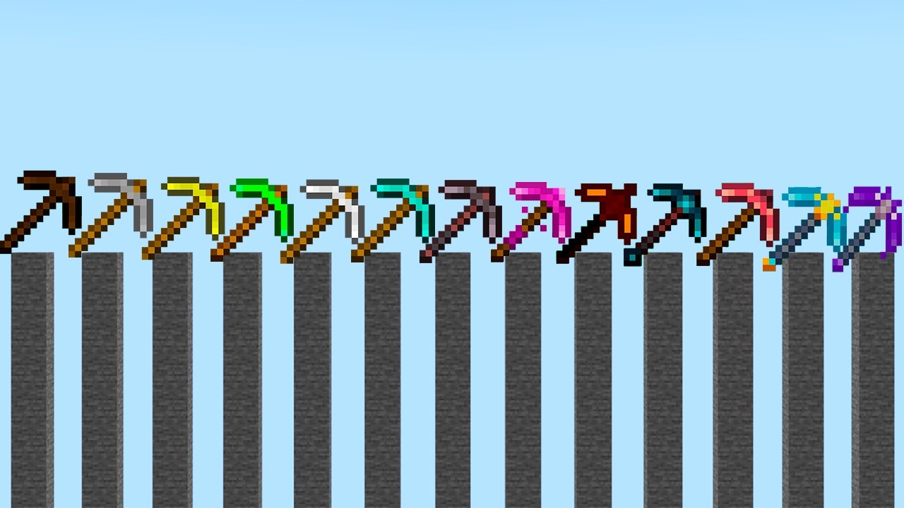 Which pickaxe will be the fastest?