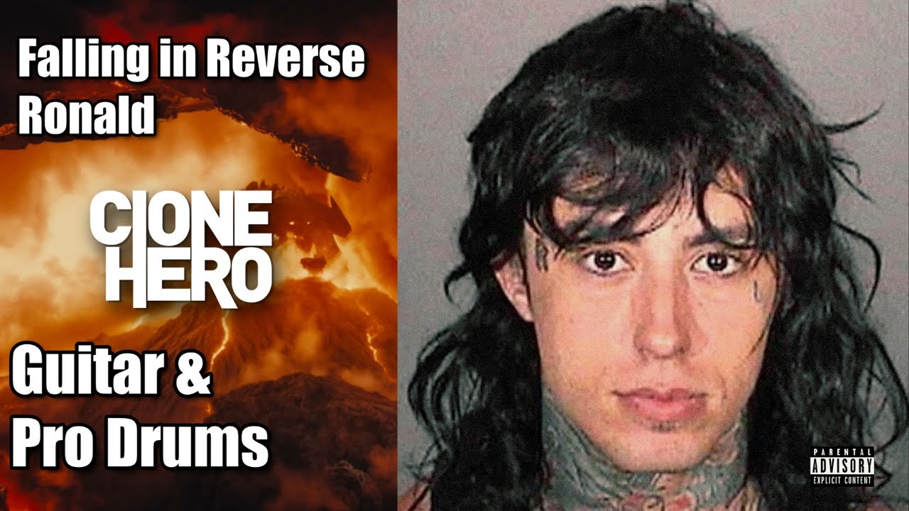 Falling in Reverse  - Ronald (feat. Tech N9ne, Alex Terrible) Clone Hero Chart  (Guitar/Pro-Drums)