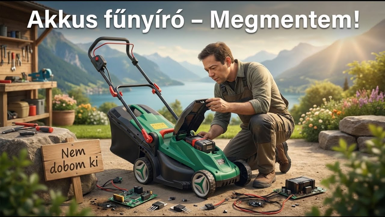 Környezetbarát és pénztárcakímélő: miért jó a meghibásodott szerszámgépek felújítása? Akkus fűnyíró.