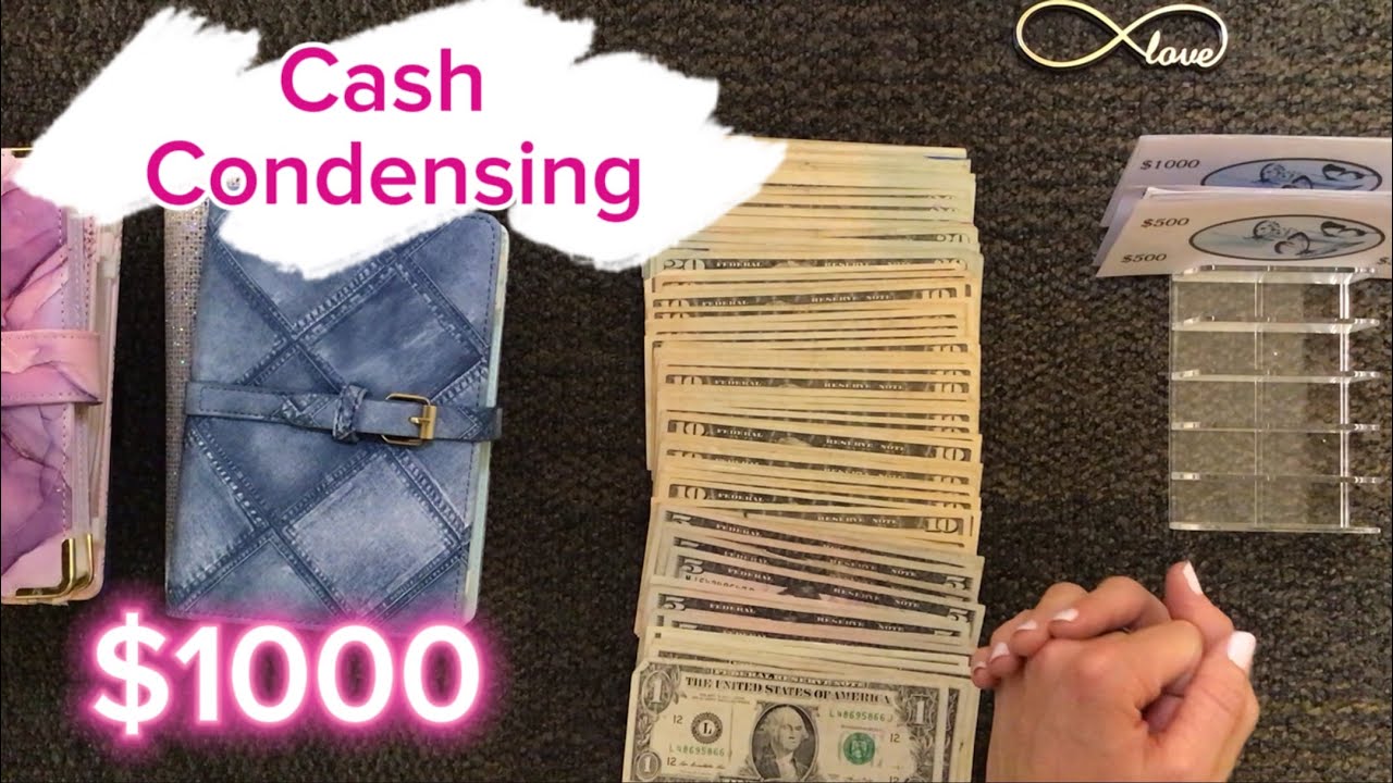 Cash Condensing |  Bill Swap | Using My $1000 Placeholders