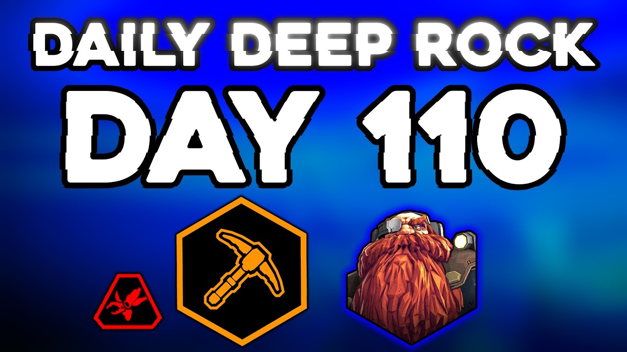 Daily Deep Rock - Day 110 / Scout / Mining Expedition / Sandblasted Corridors
