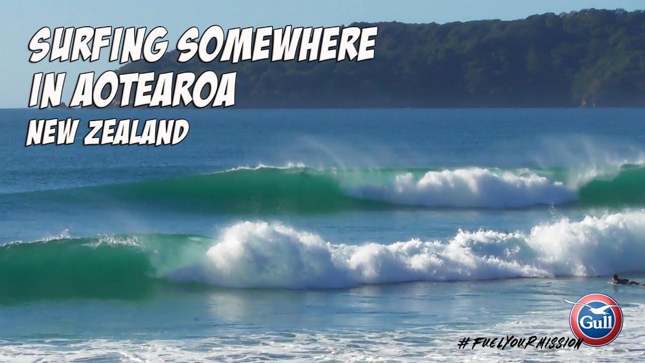 Surfing somewhere in Nu Tireni aka Aotearoa aka NEW ZEALAND