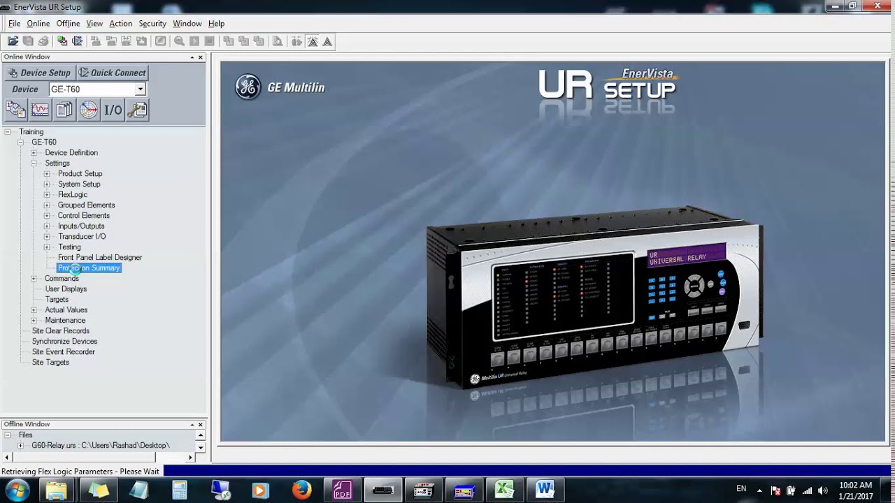 GE-T60 Software Introduction