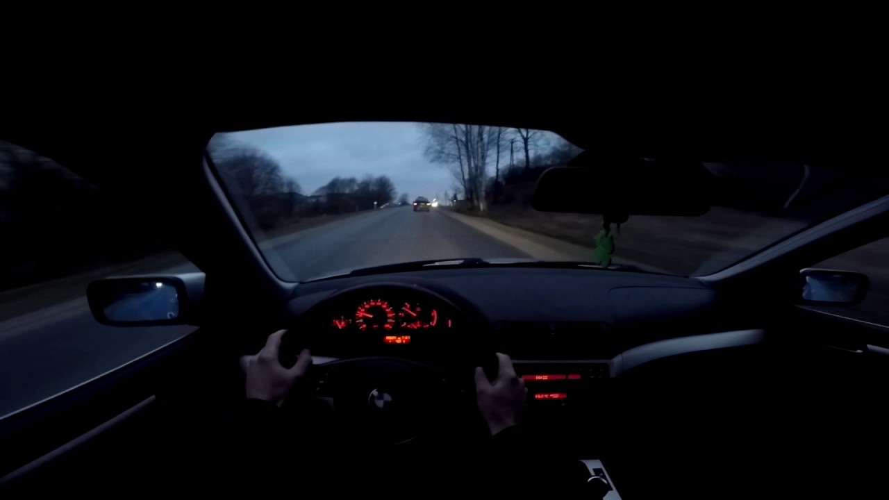 BMW 330D E46 Onboard POV Night