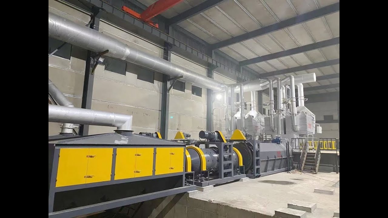 Aluminium dross machine, dross cooler, ball mill and screening machine