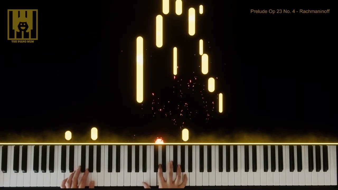 🎵 Prelude in D Major Op.23 No.4 - Sergei Rachmaninoff 🎹 The Piano Mum 👩