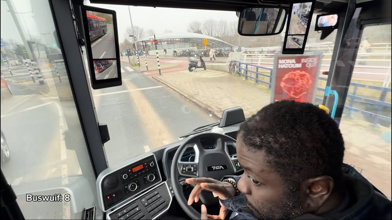 (BUS DRIVER POV) Bus 394 - Zaandam Station to Amsterdam Noorderpark Part 2 (to Amsterdam Noorderpark
