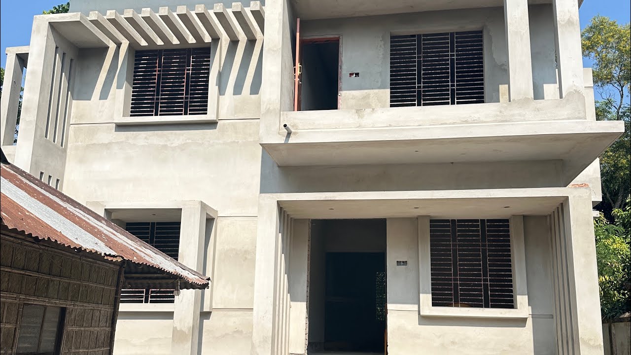 ৭৫০ স্কয়ারে ৯ কলামে ৩৫-৪০ লাখ টাকায় ডুপ্লেক্স বাড়ি কমপ্লিট। Viral duplex design 