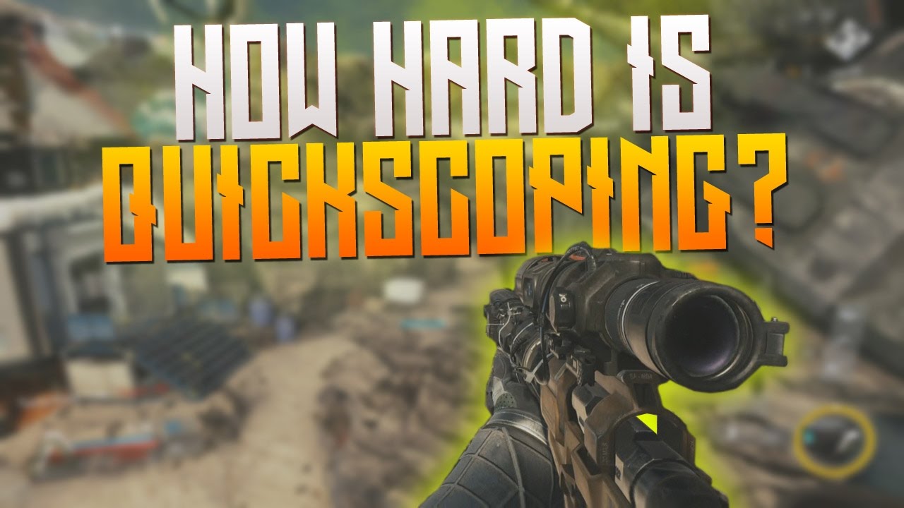 Sniper Patch - How Difficult Is Infinite Warfare Quickscoping? (IW Sniper Gameplay)