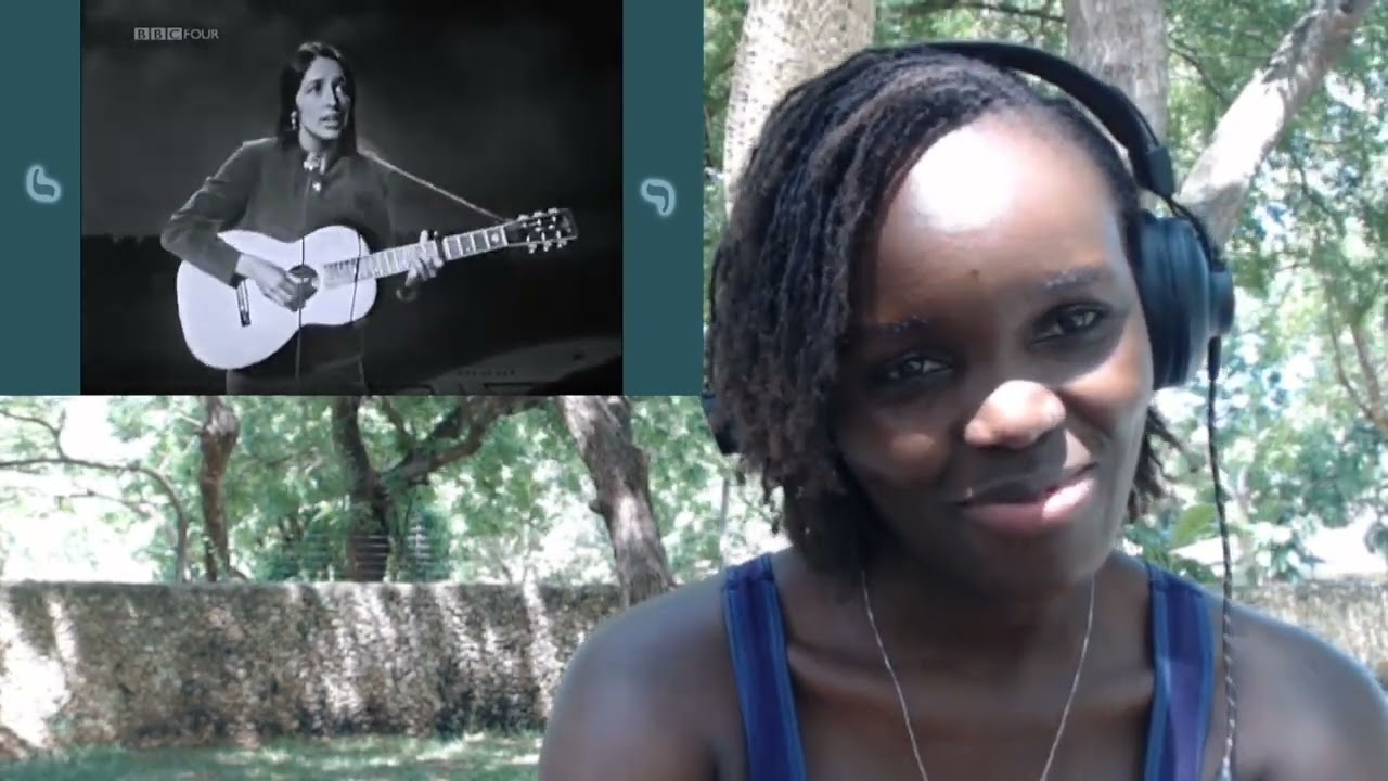 AFRICAN GIRL REACTS TO Joan Baez - 500 Miles 