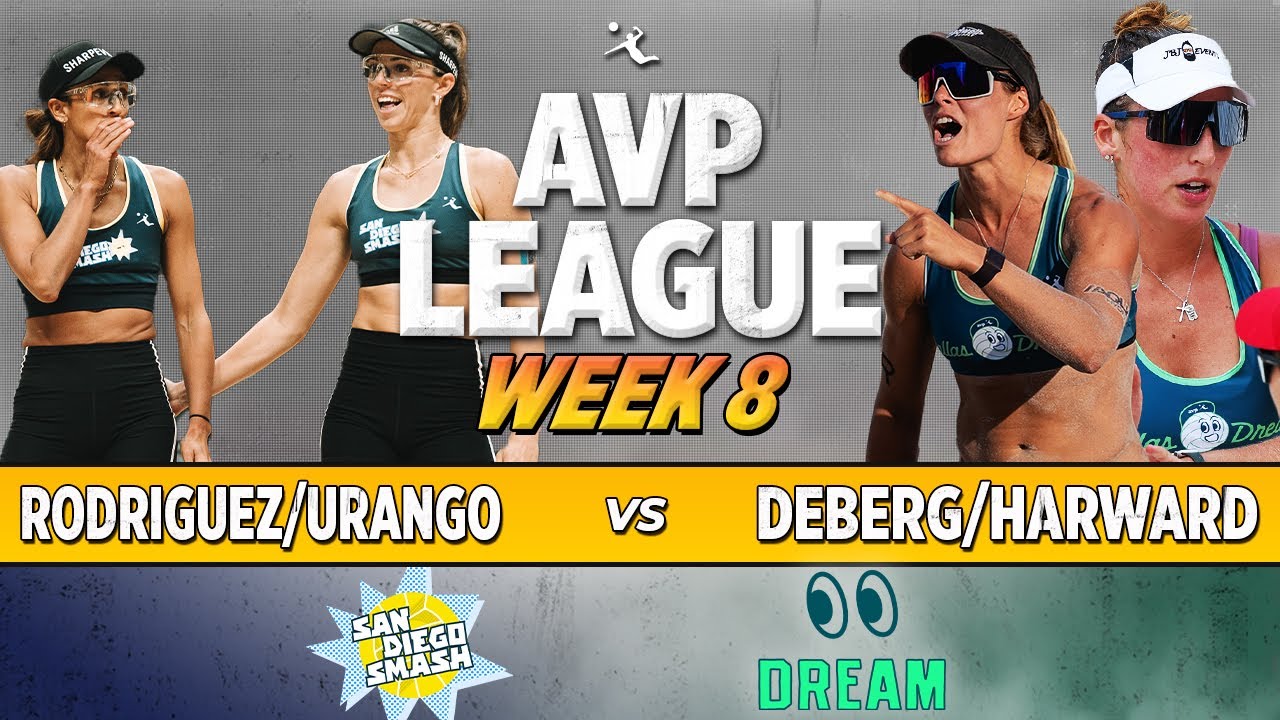Urango/Rodriguez vs. Harward/Deberg | San Diego Smash vs. Dallas Dream AVP LEAGUE WEEK 8