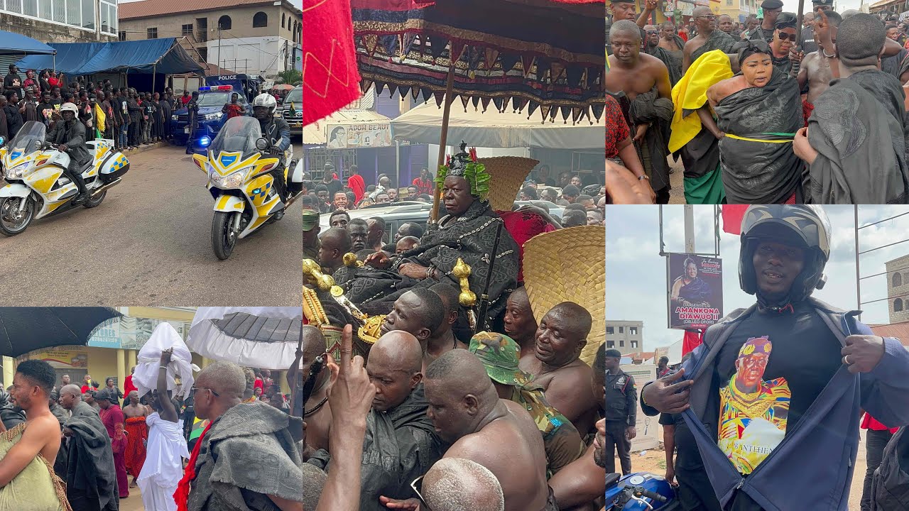 Watch the Beautiful Arrival & Culture By the biggest King in Ghana Otumfo) Osei tutu || at Berekum😳