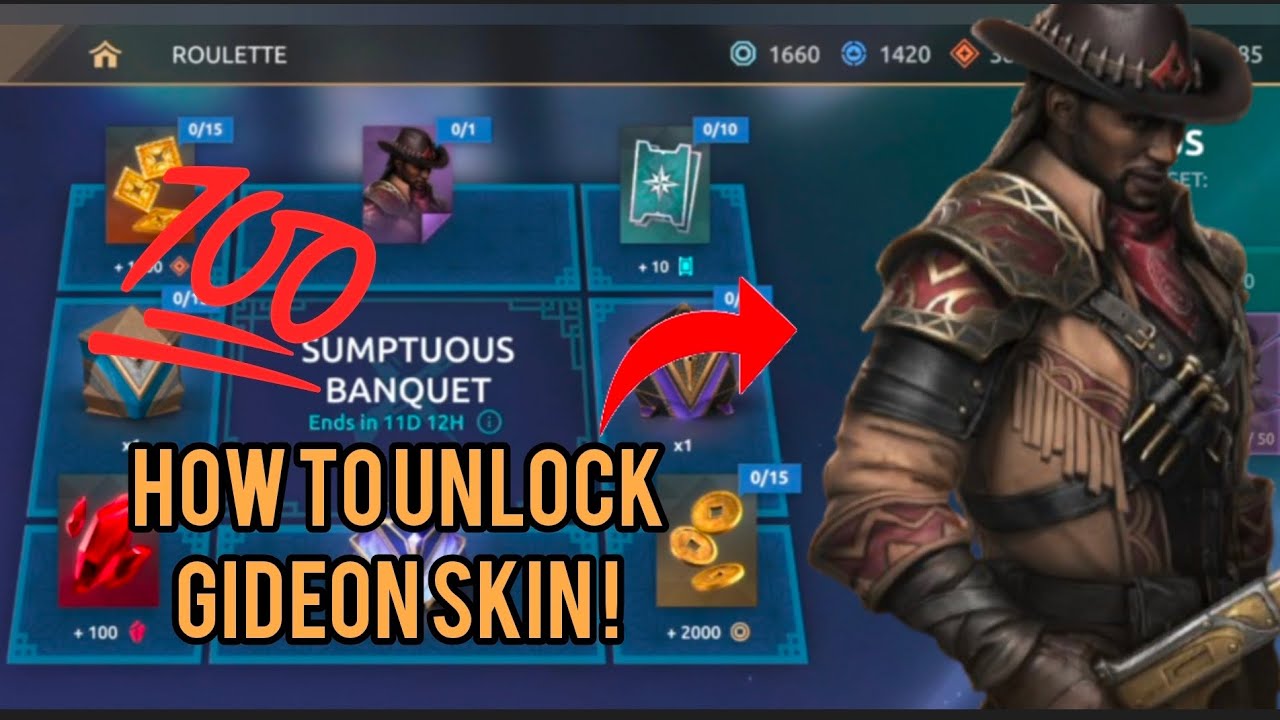 How to Unlock Gideon new SKIN in event || Shadow Fight 4 Arena
