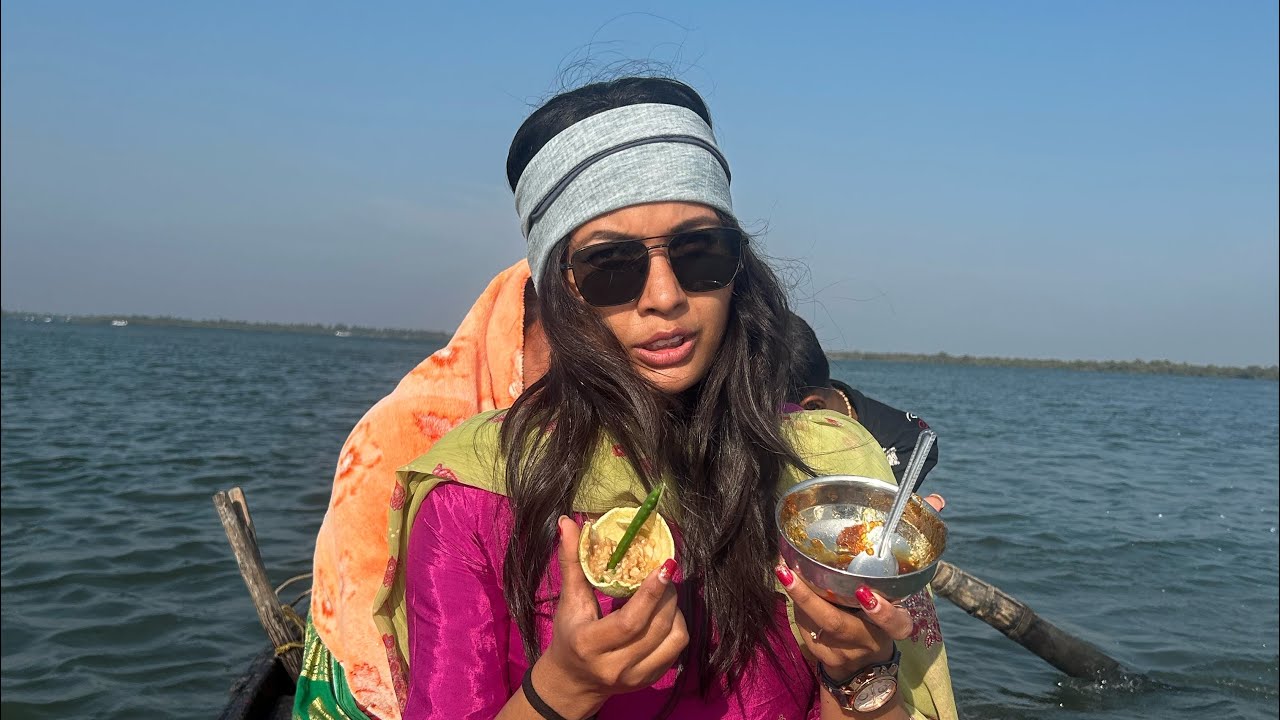 একদিনের সুন্দরবন ভ্রমন।মামার বাড়ির গাছে উঠে ডাব পেড়ে খাওয়া।নদীতে বসেই কাঁকড়া খাওয়া।#sundarban 