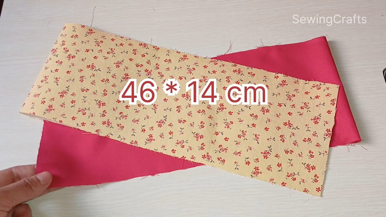 Sew in minutes and sell 💥Amazing transformation from two pieces of fabric #easy #diy