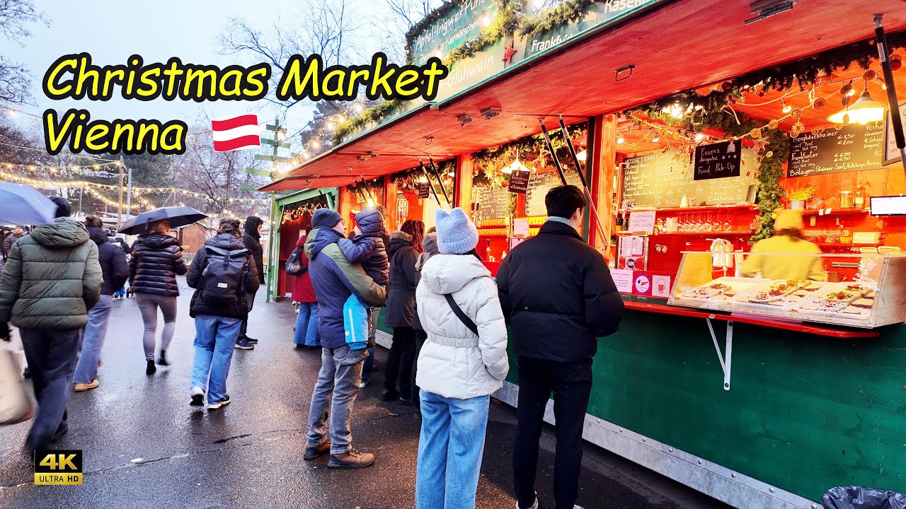 Vienna Christmas Market 🎄|  Magical Walking Tour at Art Advent, Karlskirche (4K, Dec 2025)