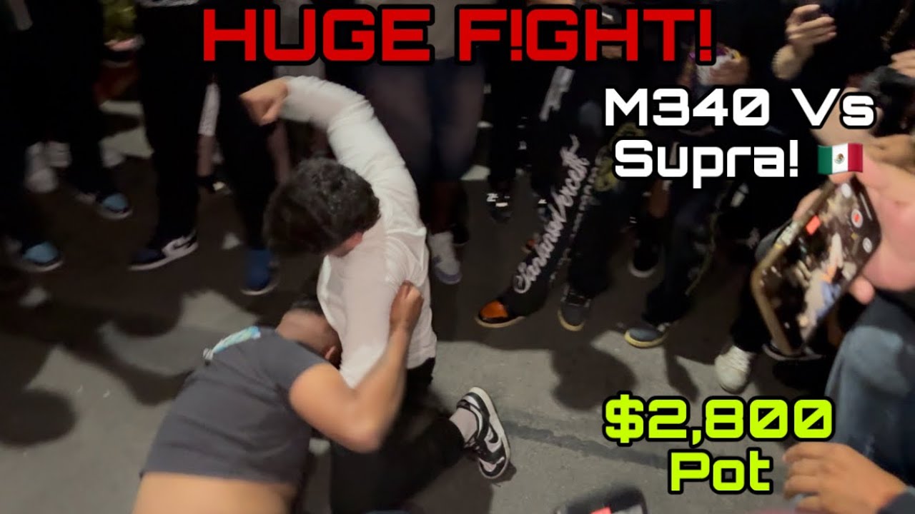 HUGE F*GHT! Supra Vs M340i! $2,800 Pot #BMW #Toyota #Supra