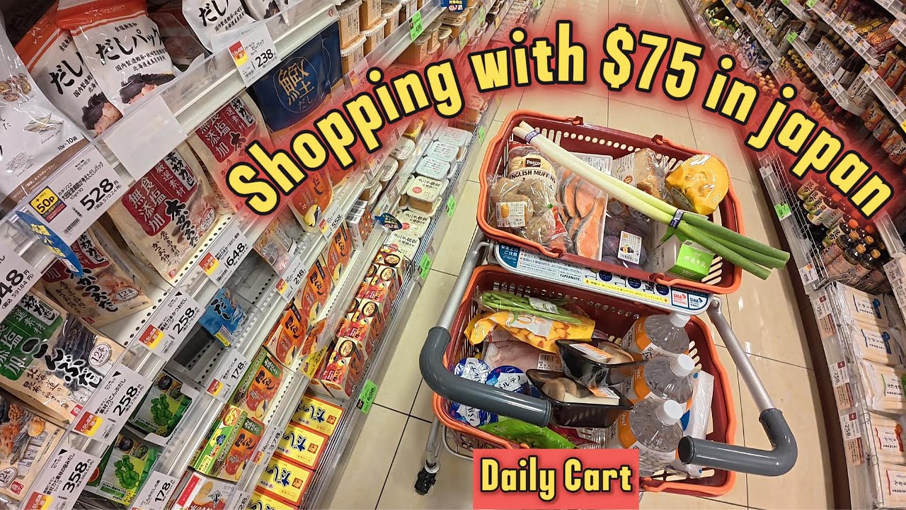 Shopping with $75 in japan
