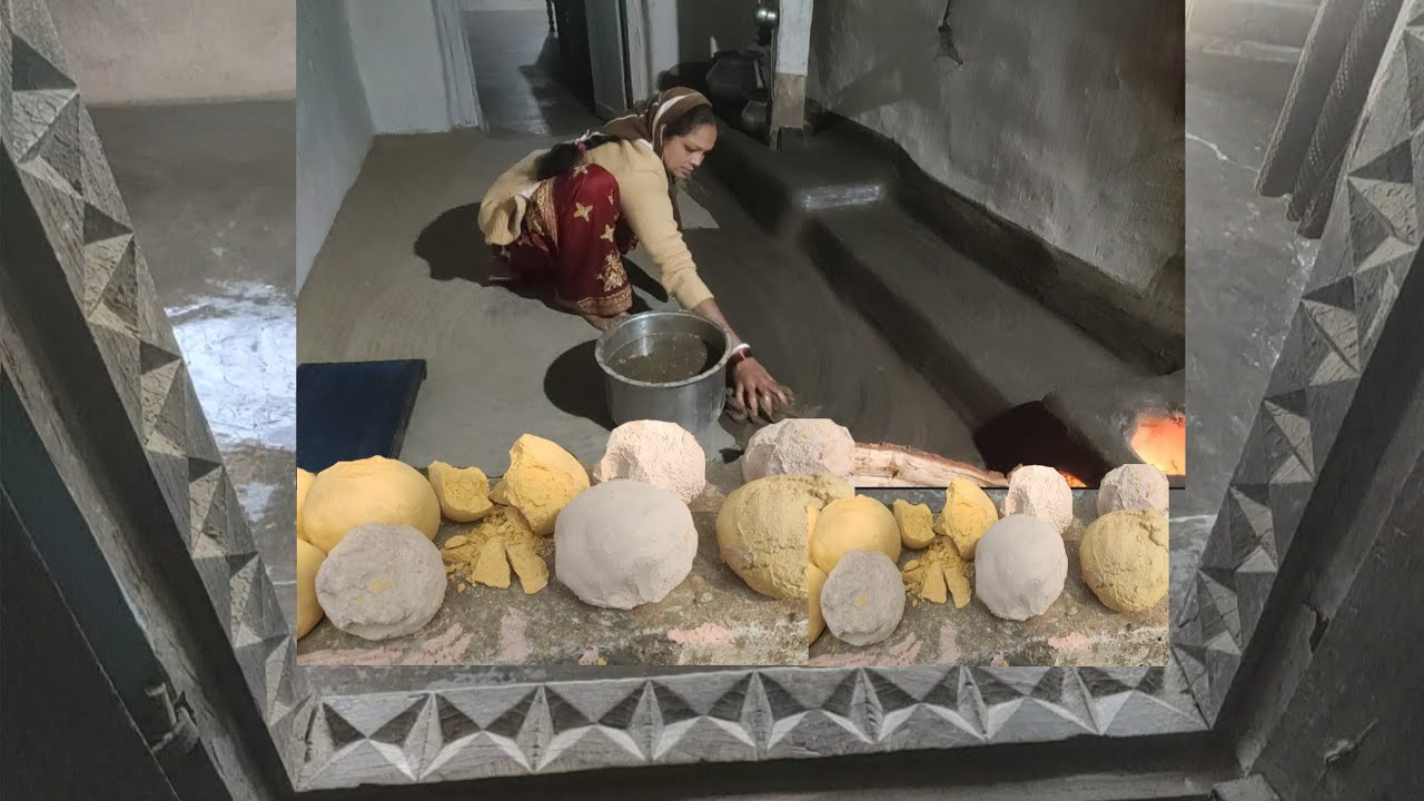 चाची याहां से मांग लाई छुहि मिट्टि 😊|| man ke deshi rasoi ki putai || vilage lifestileblogvidyo ||🏘️