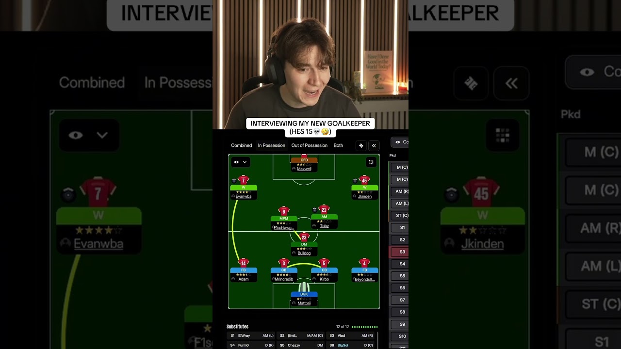 Ему 15, и он готов! 🫡 #fm26 #footballmanager26