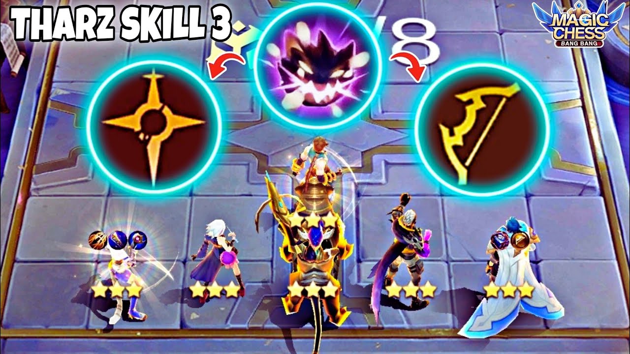 COMMANDER THARZ SKILL 3 - NEW THARZ - EASY WIN COMBO MAGIC CHESS
