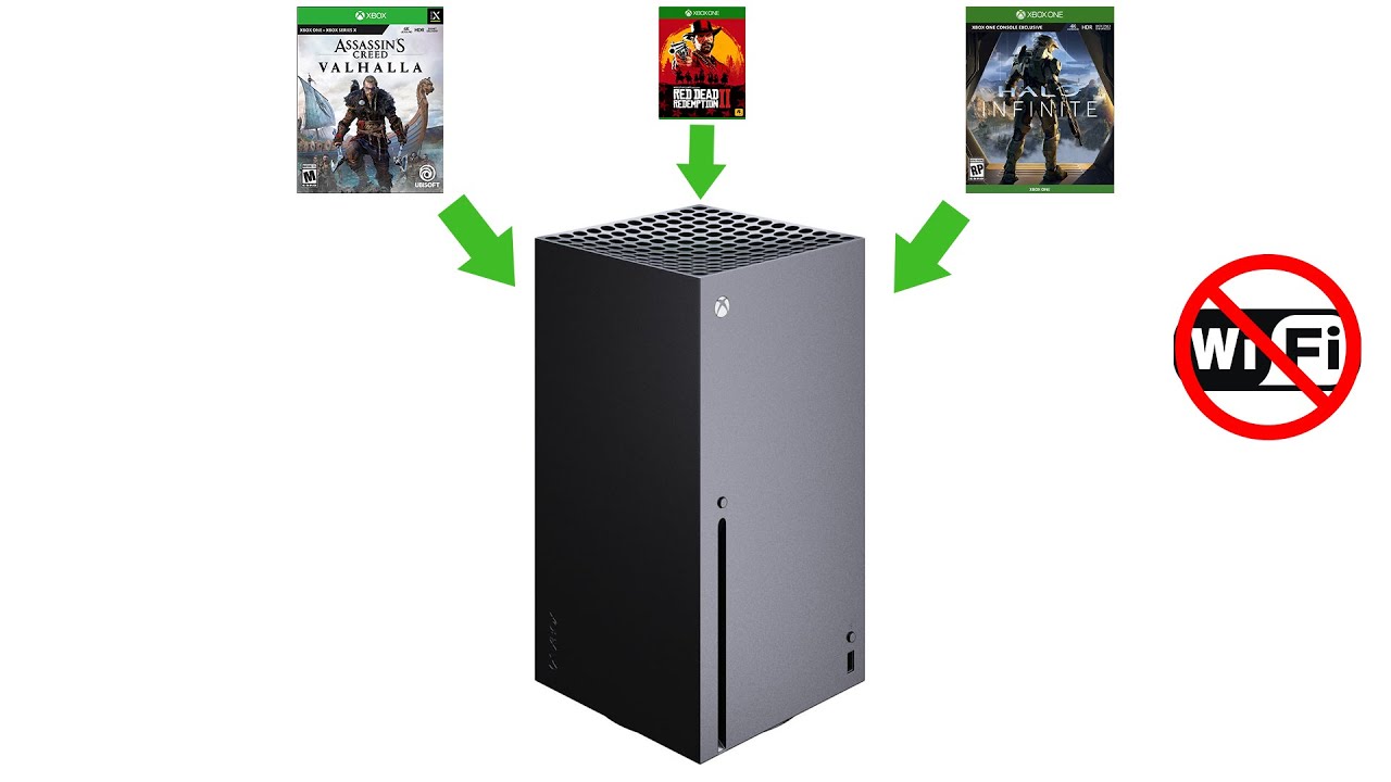 How to Install Xbox One/Series X Games WITHOUT WiFi (2021 Update)