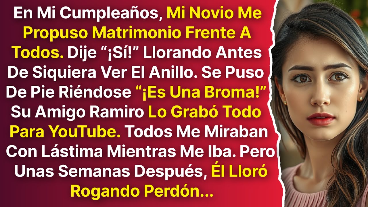 Mi Novio Me Propuso Matrimonio En Broma En Mi Cumpleaños, Semanas Después Lo Lamentó Todo...