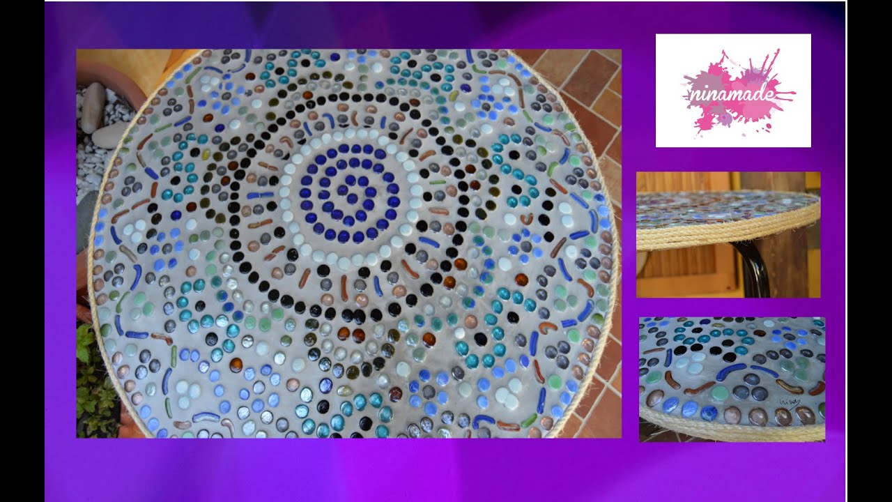 DIY. Mesa mosaico // Moisaic table.