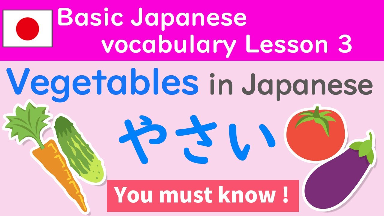 Basic Japanese Vocabulary Lesson3 
