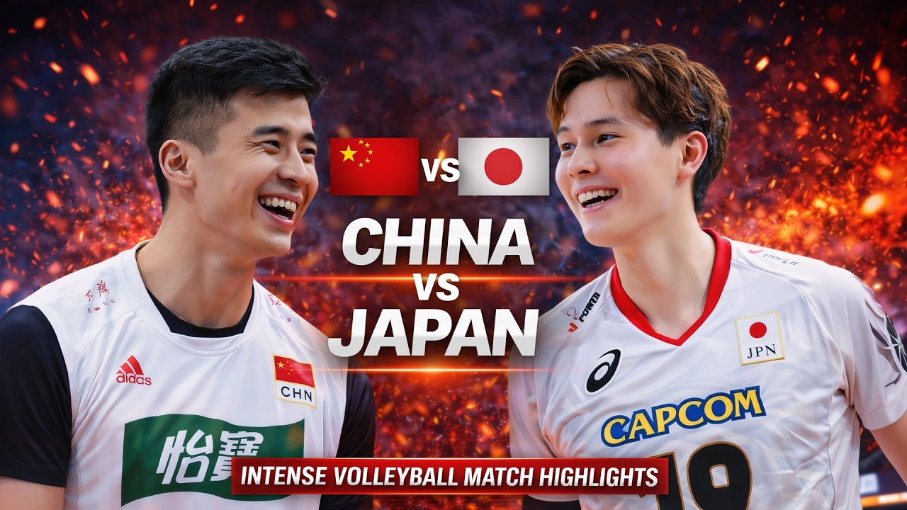 Japan vs China Epic Volleyball Battle Highlights
