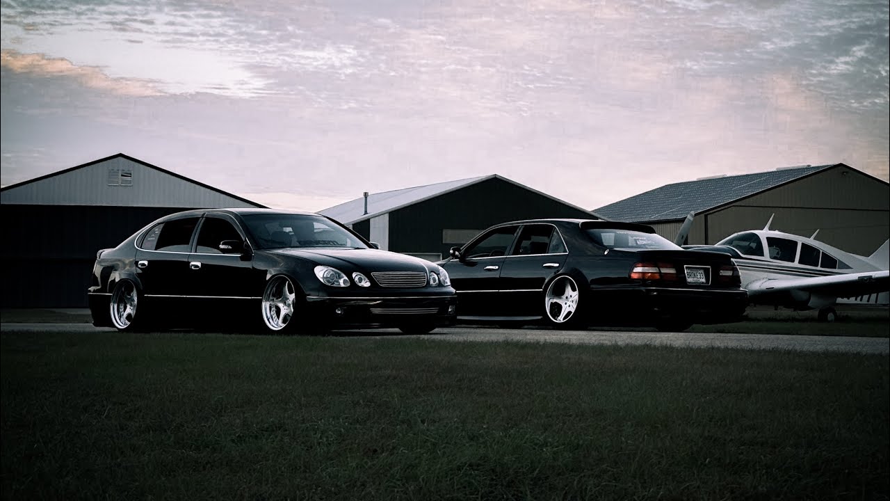 Black & Chrome VIP Lexus's (Y33 & GS400) Cinematic 4K