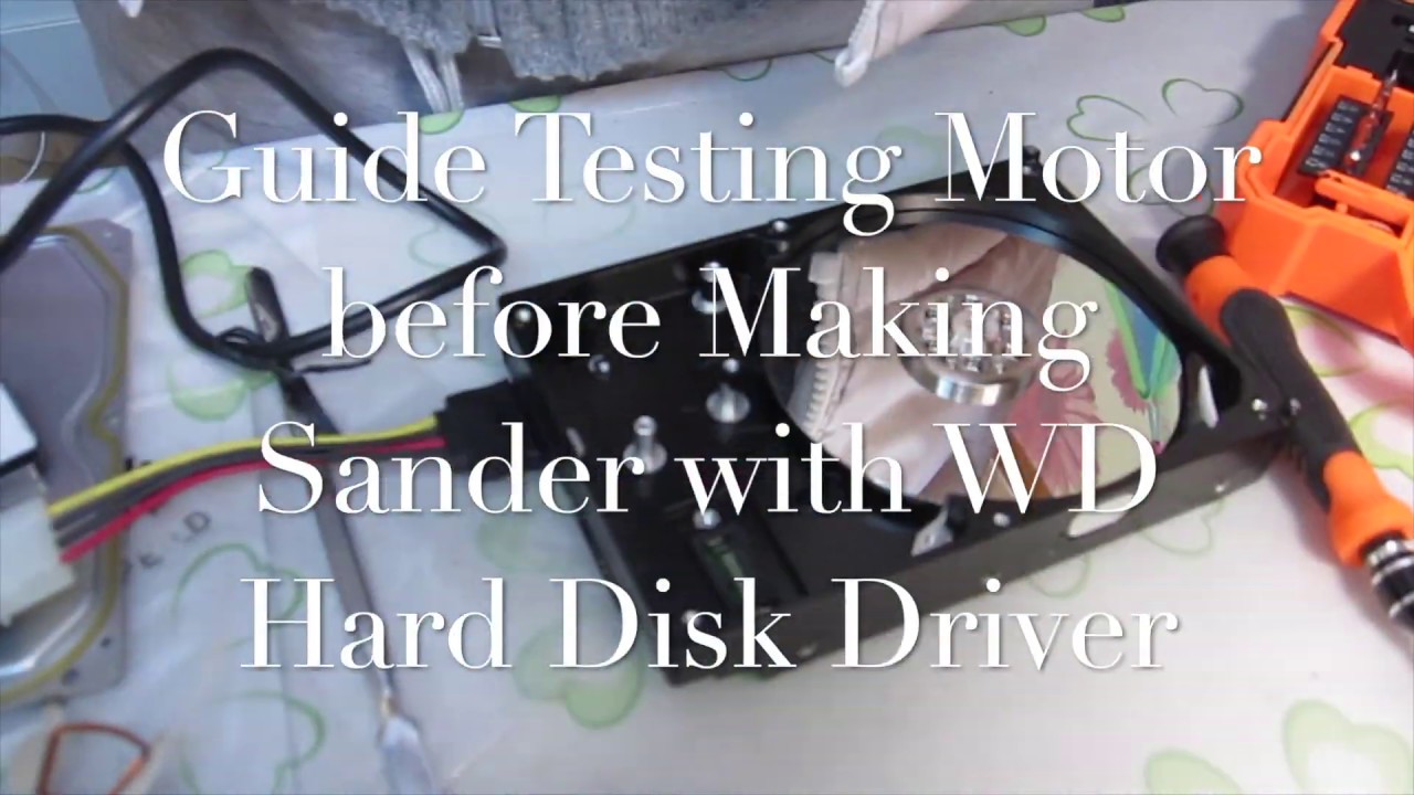 onedayrecycle.Guide How to make Sander from SATA HDD