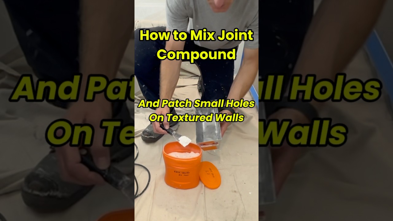 How to Fix Nail Holes on Knockdown Textured Walls (No Texture Blending Needed!)